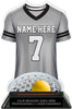 Lacrosse Male Jersey Colorix-T Acrylic Trophy- Gray [TACR7-JSY-LC-GRY-M-Q]