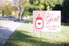 Birth Announcement Girl Yard Sign - 18 x 12 inch [YS1812-BRT-F]