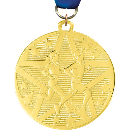 2" Cross Country Bright Superstar Medal [MJSS2-CC]