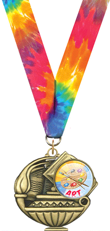 2" Art Palette Insert Academic Medal [MAP2-i-ART-PLT]