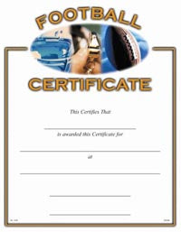 Sport Certificates: Football [SCTFB]