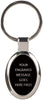 Oval Key Ring- Black [KCOV093BK]