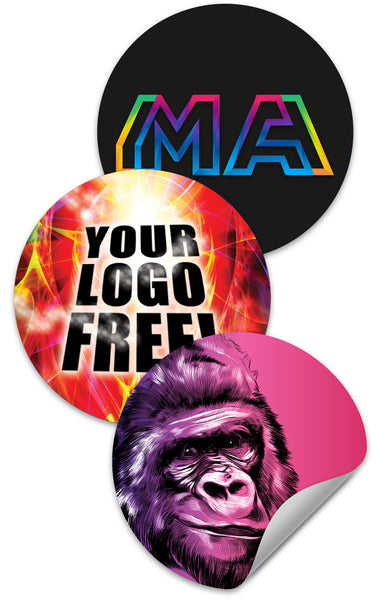 Custom Circle Sticker - 8 inch [SXTK-CIR-8X8] – Trophy Depot