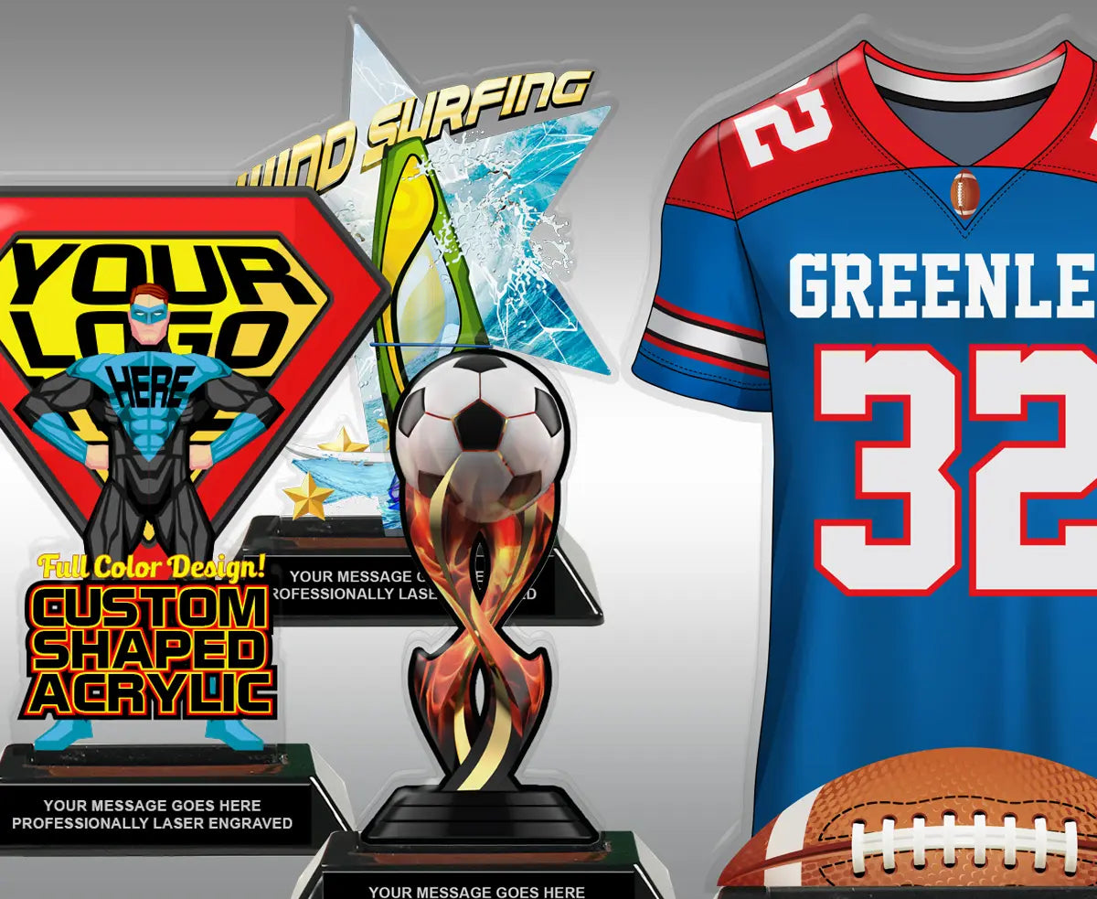 EXCLUSIVE ACRYLIC TROPHIES