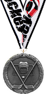 Hockey M2CX Medal- Silver [M2CX-HK-S]