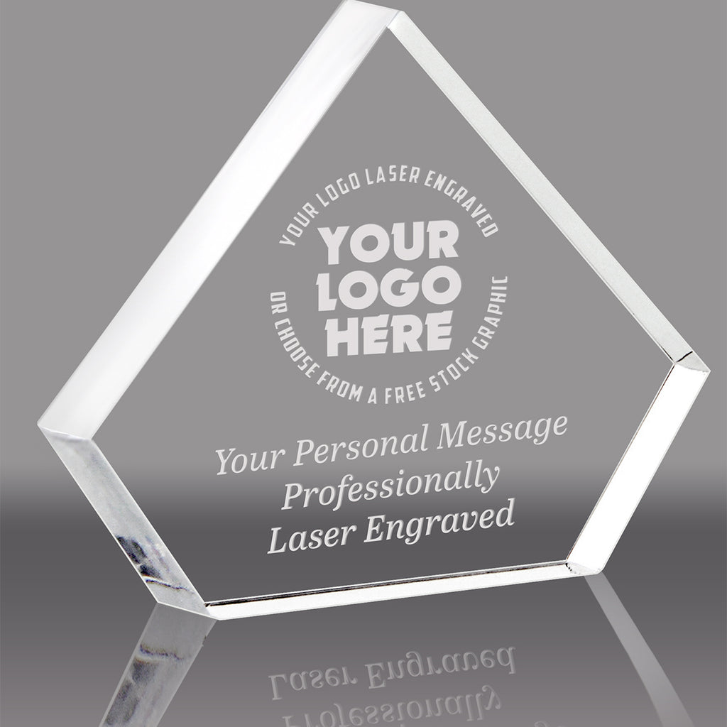 Arrowhead Acrylic Awards - Engraved