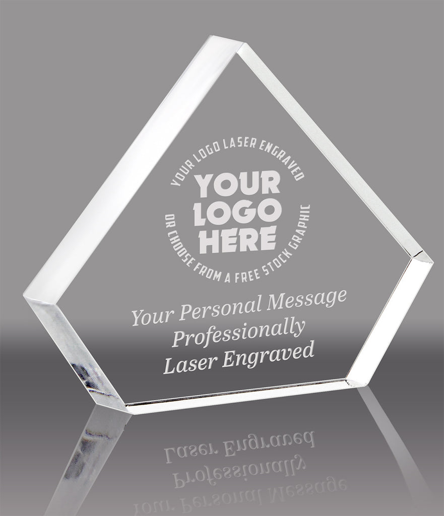 Arrowhead Acrylic Award- 6.5 inch [ATARW-6-Q]