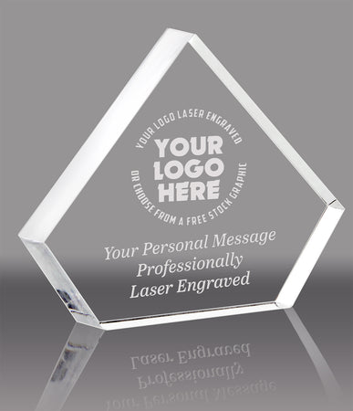 Arrowhead Acrylic Award- 6.5 inch [ATARW-6-Q]