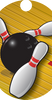 Bowling Dog Tag Insert [DT-1613]