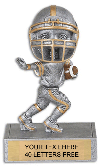 Football Double Bobble Resin Trophy [DBH-FB]