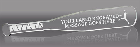 Acrylic Softball Bat Award - 18 inch [ABAT-SB-18-Q]