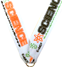 7/8 x 30 in. Science Neck Ribbon [NKRB-1010]