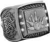 Finalist Championship Ring with Activity Insert- Bowling Silver [RGSJ-S-FIN-BW]