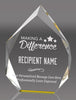 Acrylic Spectra Diamond Award- Gold 6 inch [AP42-GLD-6]