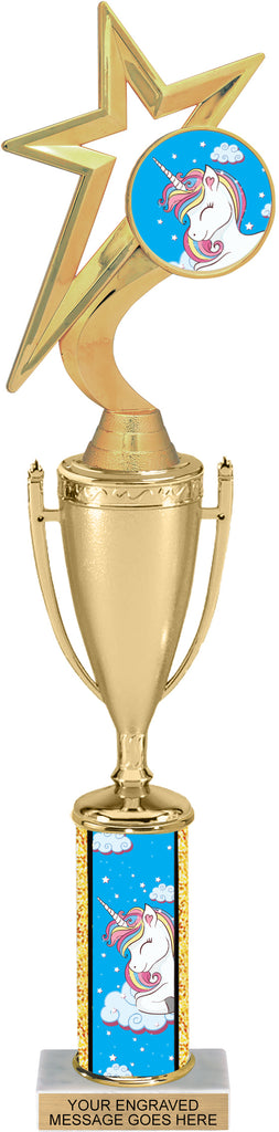 Exclusive Cup Unicorn Insert Trophy - 15 inch [TC15i-UNCRN-Z]
