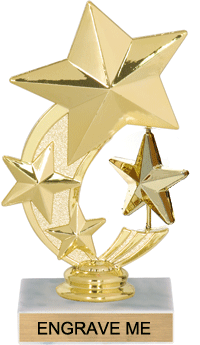 Star Shooting Star Spinning Trophy [TSSS6-STR]