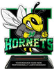 Hornets Mascot Colorix-T Acrylic Trophy [TACR6-MSCT-HRNT-Q]