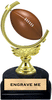 Football Trophy with Spinning Squeezable Ball [TSFB6-FB]