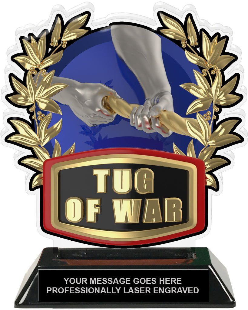 Tug of War Colorix-T Acrylic Trophy- 6.25 inch [TACR6-TGOWR-Q]