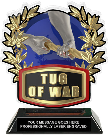 Tug of War Colorix-T Acrylic Trophy- 6.25 inch [TACR6-TGOWR-Q]