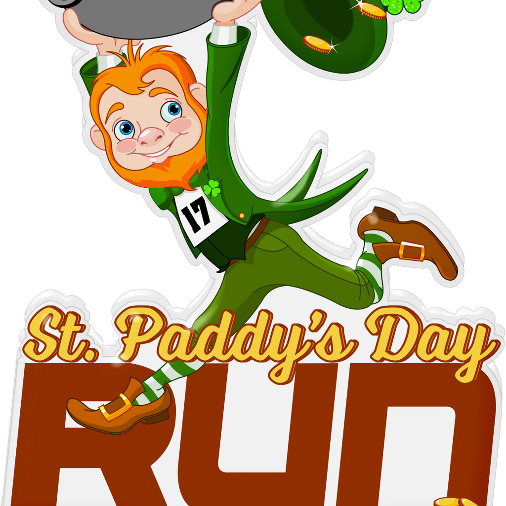 St. Paddy's Day Run Colorix-T Acrylic Trophies