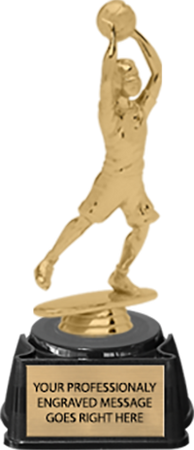 Basketball Junior on Black Base - Male [TRBAS-JBKM]