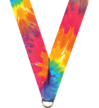 7/8 x 30 in. Tie Dye Neck Ribbon [NKRB-4012]