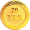 Anniversary Award Pins- 20 Years [PYR-20]