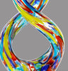Helix Shaped Multi-Color Art Glass Award 10