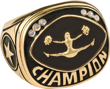 Cheer Champion Ring- Gold [RNGJ6-CH-G]
