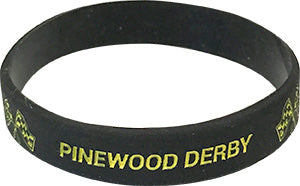 Pinewood Derby Silicone Wrist Band [BJTB-PNWD]