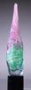 Pink and Green Droplet Art Glass Award [AGJ46-15]