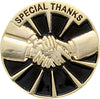 Special Thanks Enameled Round Pin [PCM-SRV-559]