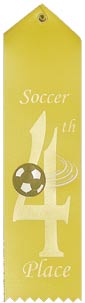 Soccer 4th Place Event Ribbon [R8SER-SC-4TH]