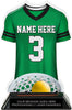 Lacrosse Male Jersey Colorix-T Acrylic Trophy- Green [TACR7-JSY-LC-GRN-M-Q]