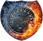 Auto/ Racing Fire & Water Shield Insert [SH-3722]