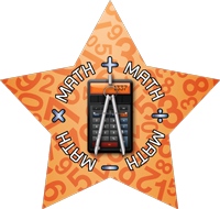 Education/Knowledge/Academics: Math Star Insert [ST-4341]