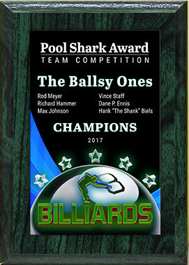 Billiards ColorPlate Plaque [PCEP-BL-912]
