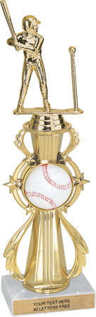 Baseball Sport Color Riser Trophy [TCSR-BS]