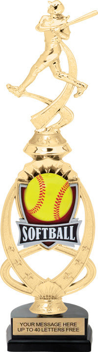 Softball Meridian Sport Riser Trophy [TMMSR14-SB]