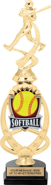 Softball Meridian Sport Riser Trophy [TMMSR14-SB] – Trophy Depot