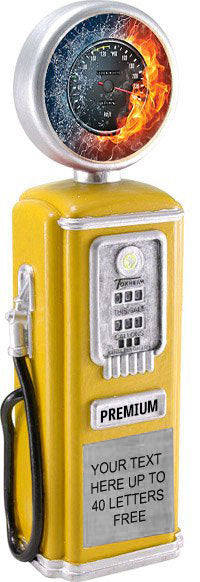 Premium Gas Pump Insert Resin Trophy [SGP-84]