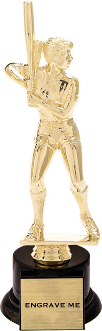Softball Figure on Black Base [TRBAL-SB]
