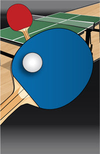 Table Tennis Plaque Insert [BBP-1296]