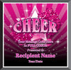 Cheer Square Graphix Plaque [PGFXQ66-CH]