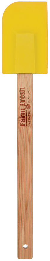 Silicone Spatula with Bamboo Handles- Yellow [SPTJ11-YLW]