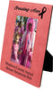 6.75 x 8.75 Pink Laserable Leatherette Picture Frame [PLLF46-846]