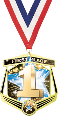 1st Place Marquee Insert Medal [M3MRQ-PLACE]