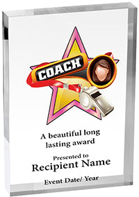 Coach Vibrix Acrylic Award [A46BV-CO]