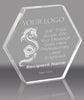 Hexagon Acrylic Award- 6 inch [AHEX-6-Q]